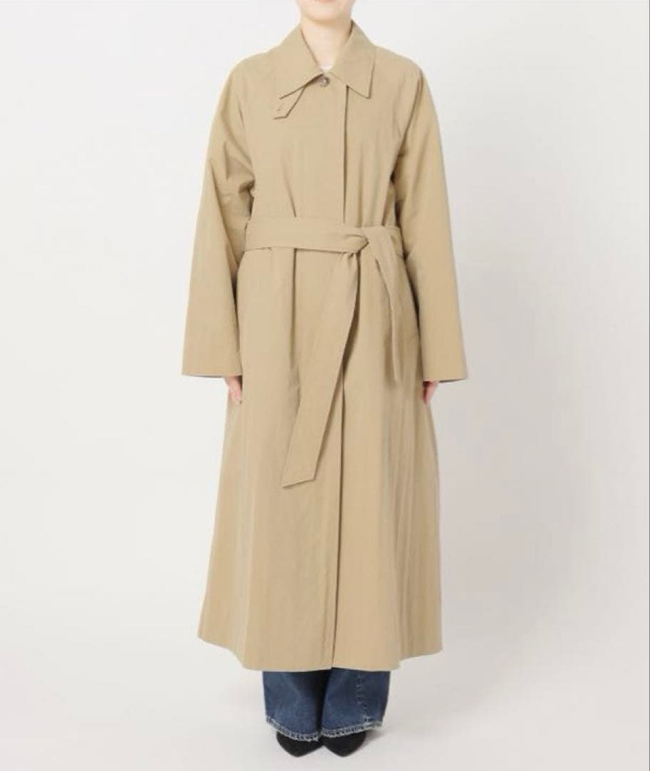 【美品】2024 Plage SOUTIEN COLLAR コート　トレンチ38