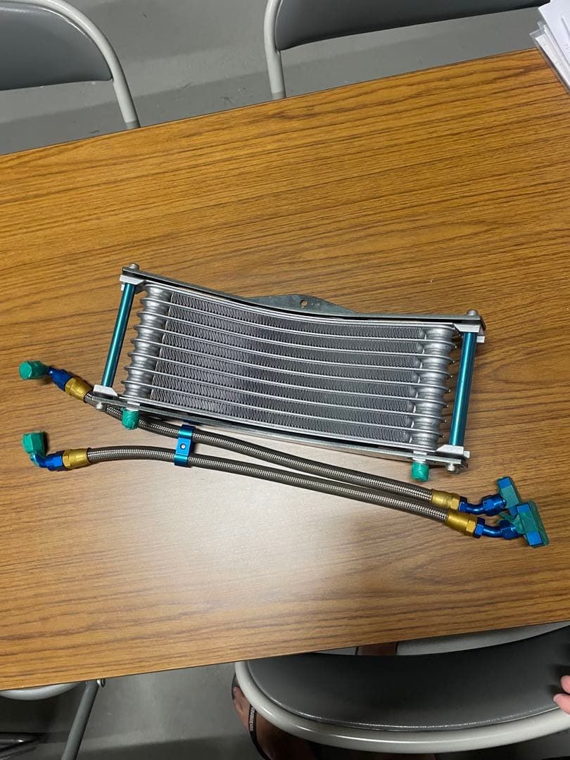 オイルクーラー ANフィッティング バイク用 ゼファー750で使用