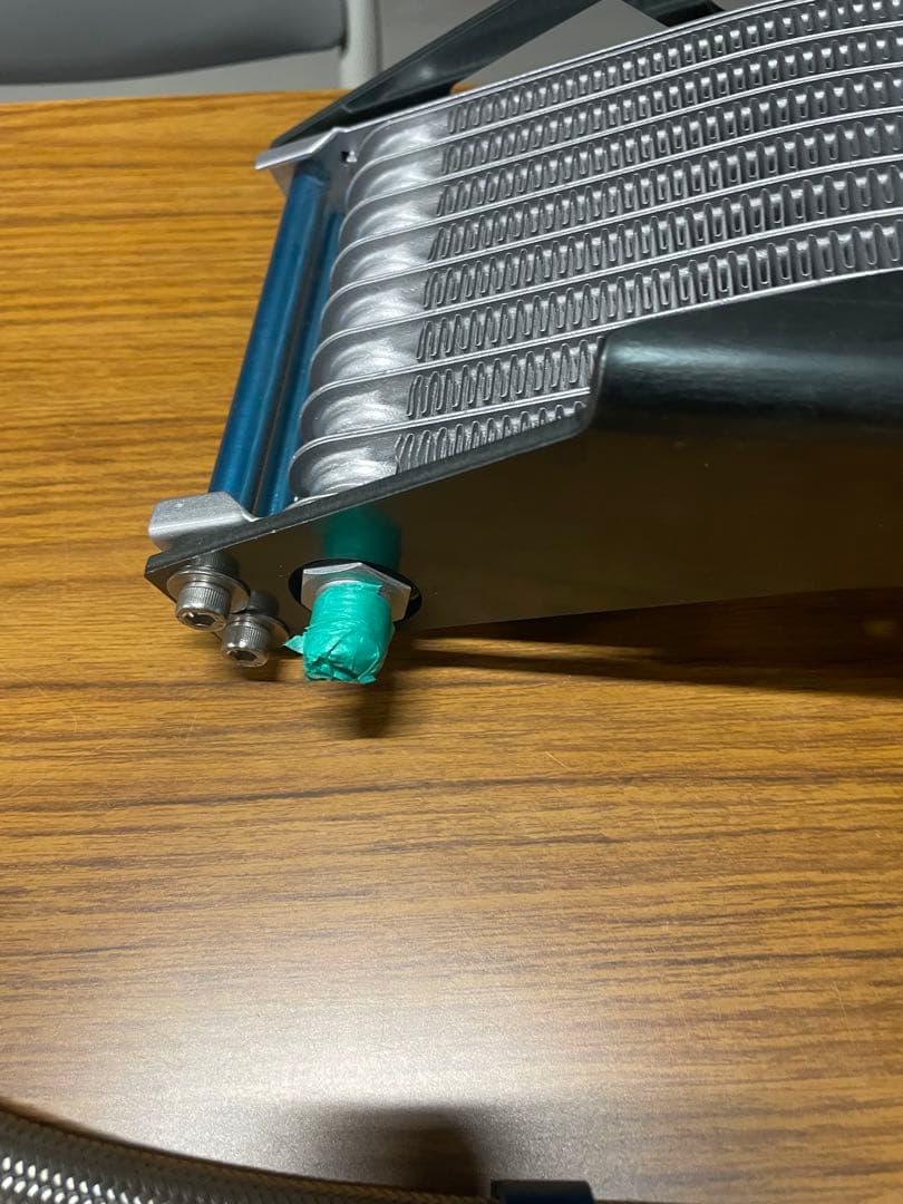 オイルクーラー ANフィッティング バイク用 ゼファー750で使用