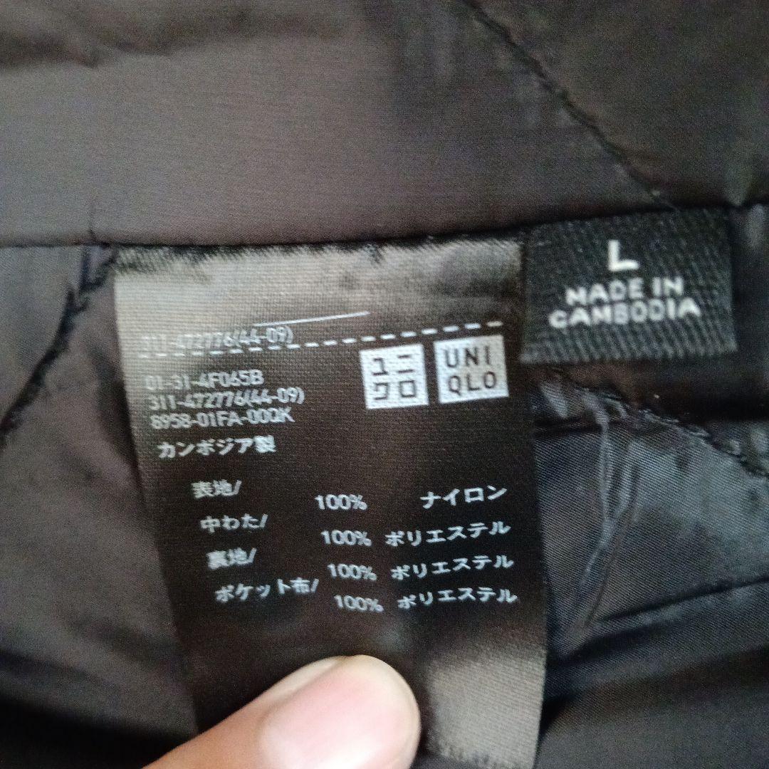 UNIQLO C ブラック フーデッドコート
