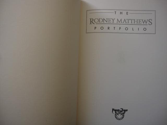 The Rodney Matthews Portfolio　ロドニー・マシューズ