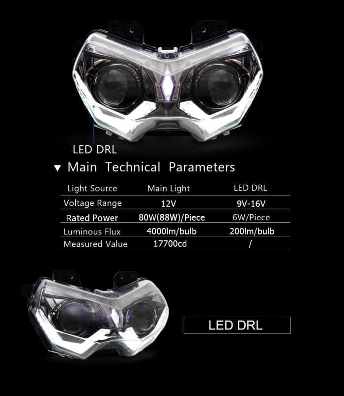 さ*こ様 【カワサキ】【Zシリーズ】【KINGTECH】LEDヘッドライト