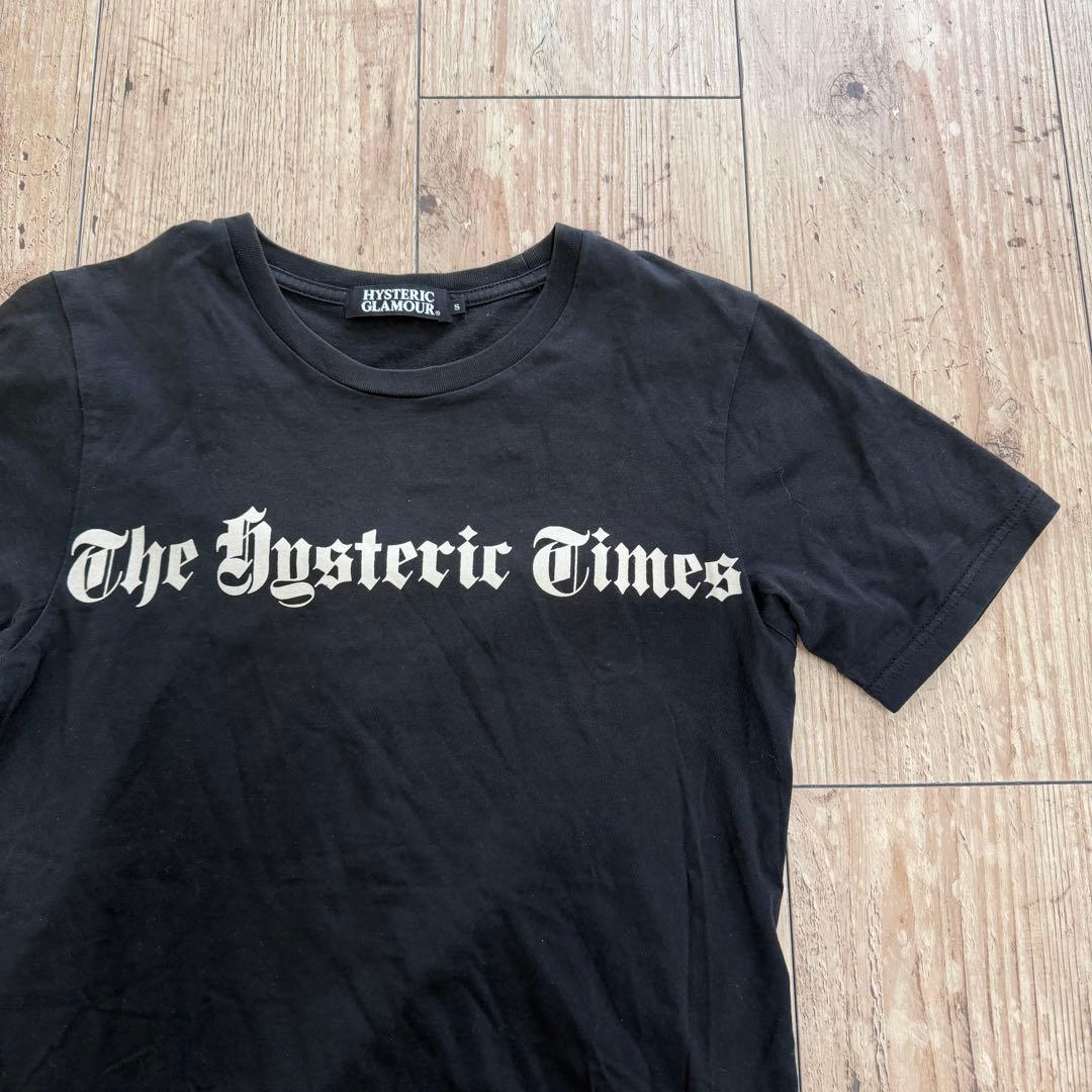 HYSTERIC GLAMOUR ヒスガール　ブラック Tシャツ
