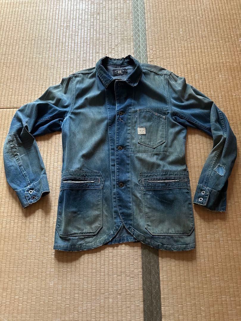 最終RRL デニムカバーオール 大戦　ボルチモア　USA製　ドーナツボタン