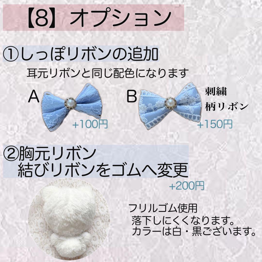 255 ラスカル様 ぬい服 3点 カスタムオーダー 12cm