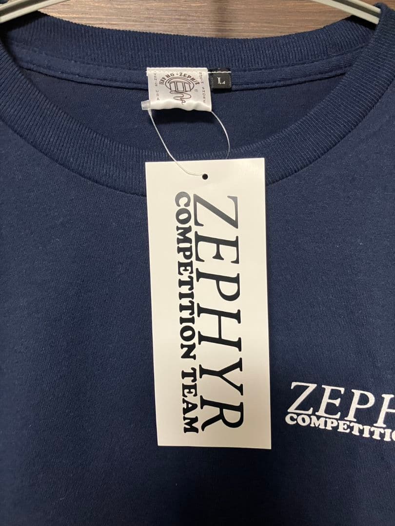 ZEPHYR ロンT 新品 ネイビー Lサイズ