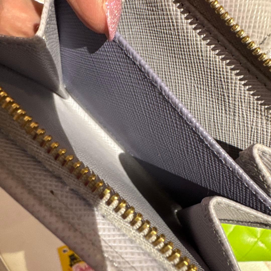 専用　PRADA サフィアーノマルチカラー二つ折財布 美品　付属品完品