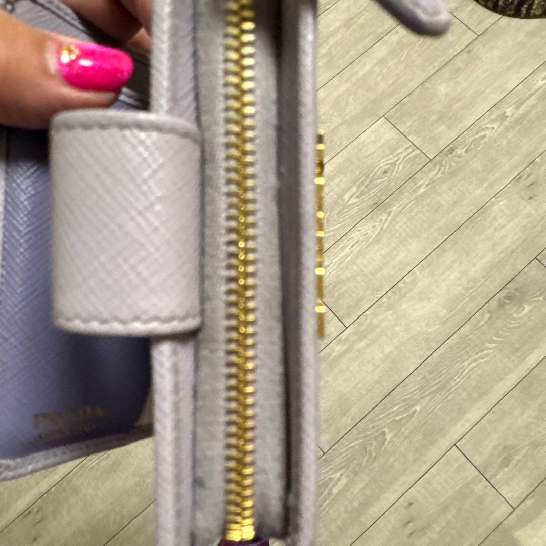 専用　PRADA サフィアーノマルチカラー二つ折財布 美品　付属品完品