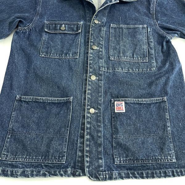 90s BIGBILL ビッグビル カバーオール XLサイズ デニムジャケット