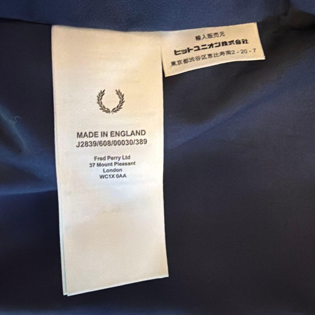 超美品‼︎FRED PERRY ネイビー ジャケット　L