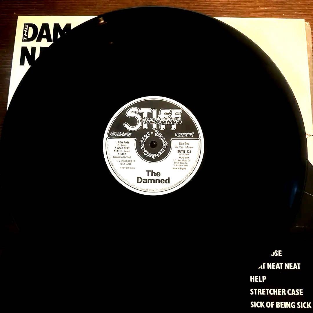 The Damned ／NEW ROSE 12インチシングルUKオリジナル盤