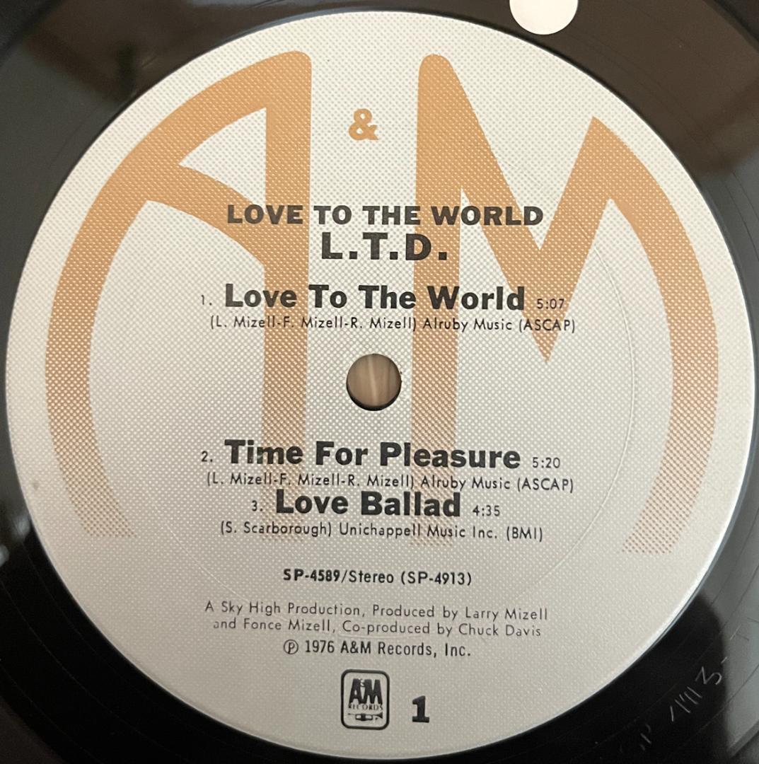 L.T.D. Love to the World USオリジナル