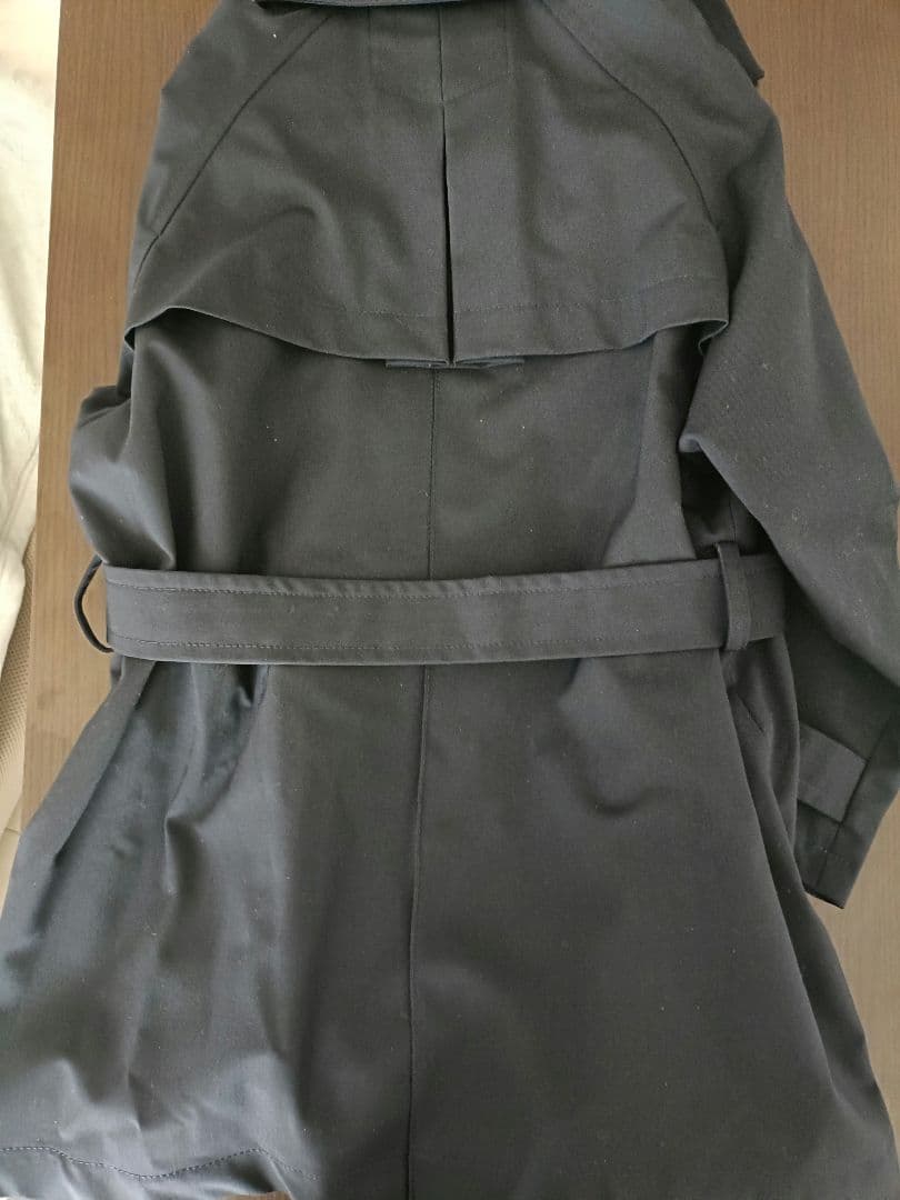 foufou ショートトレンチコート　ネイビー