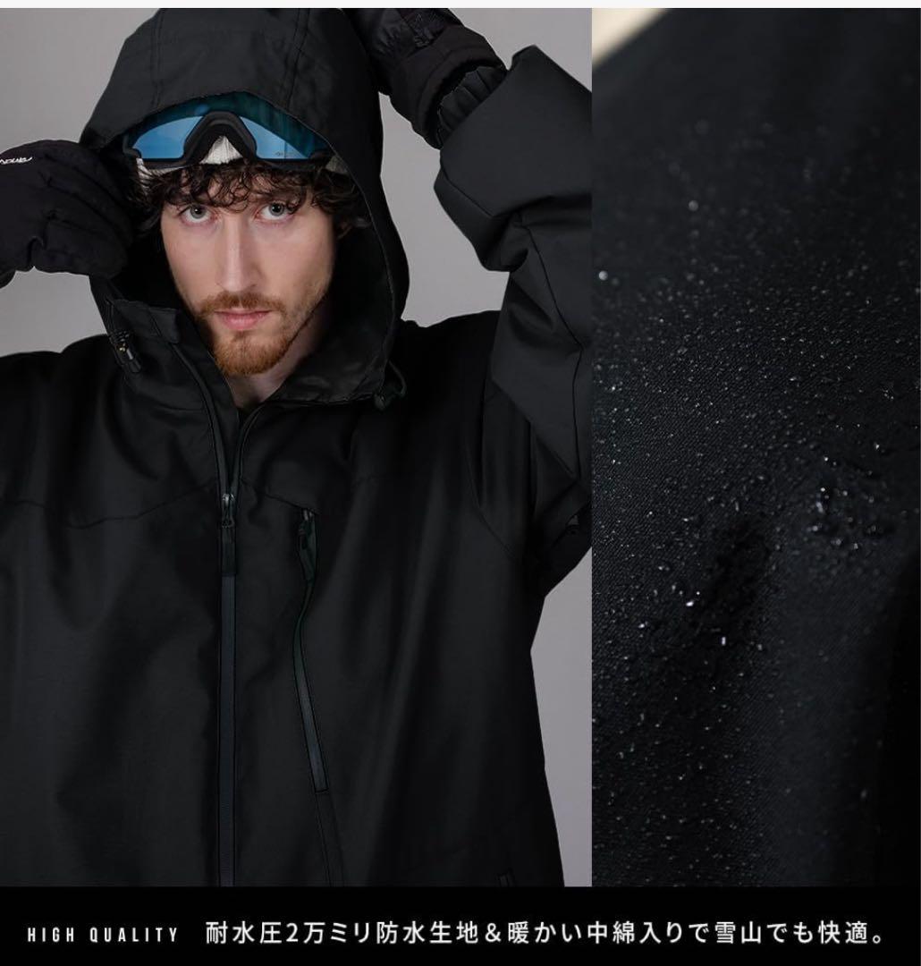 ［未使用］BLACK スノボーウェア ジャケット　黒