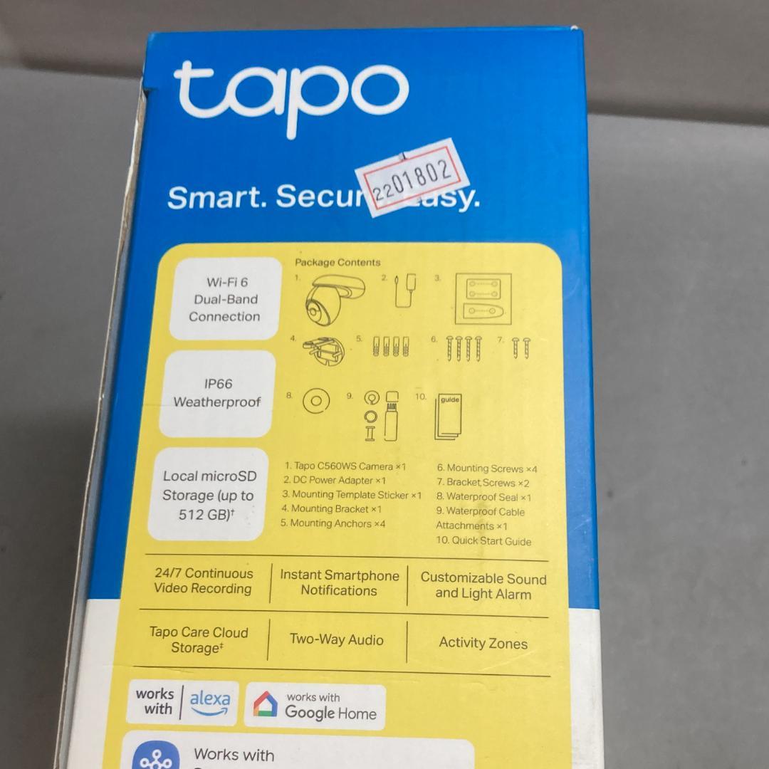 TP-Link Tapo 防犯カメラ Wi-Fi 4K Tapo C560WS
