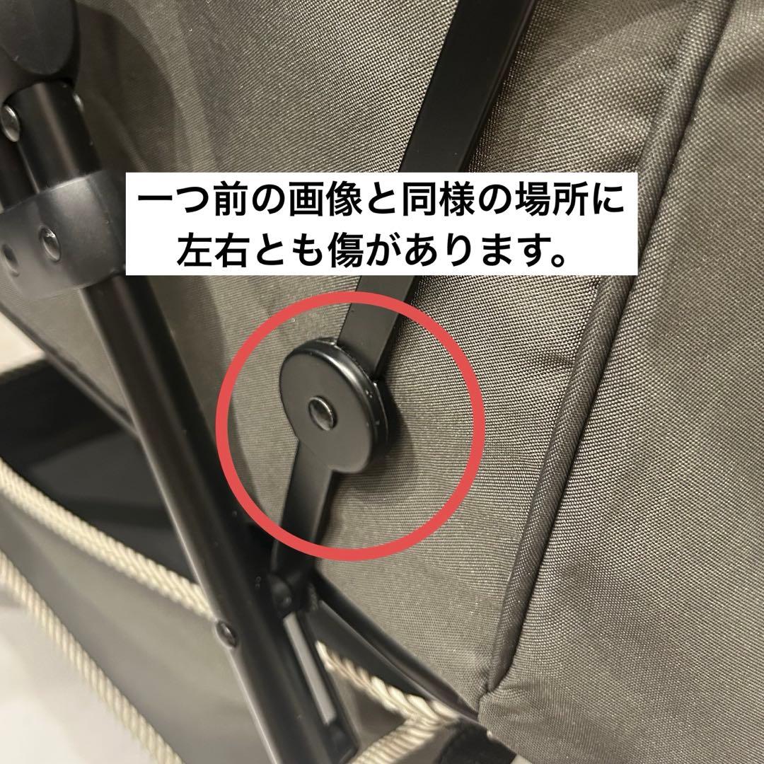 お取置き品　わんわんカート　多頭用DXplus ストライプグリーン　ペットカート