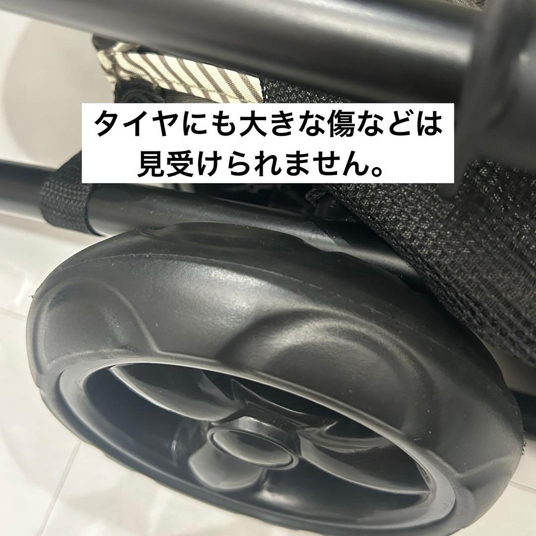 お取置き品　わんわんカート　多頭用DXplus ストライプグリーン　ペットカート