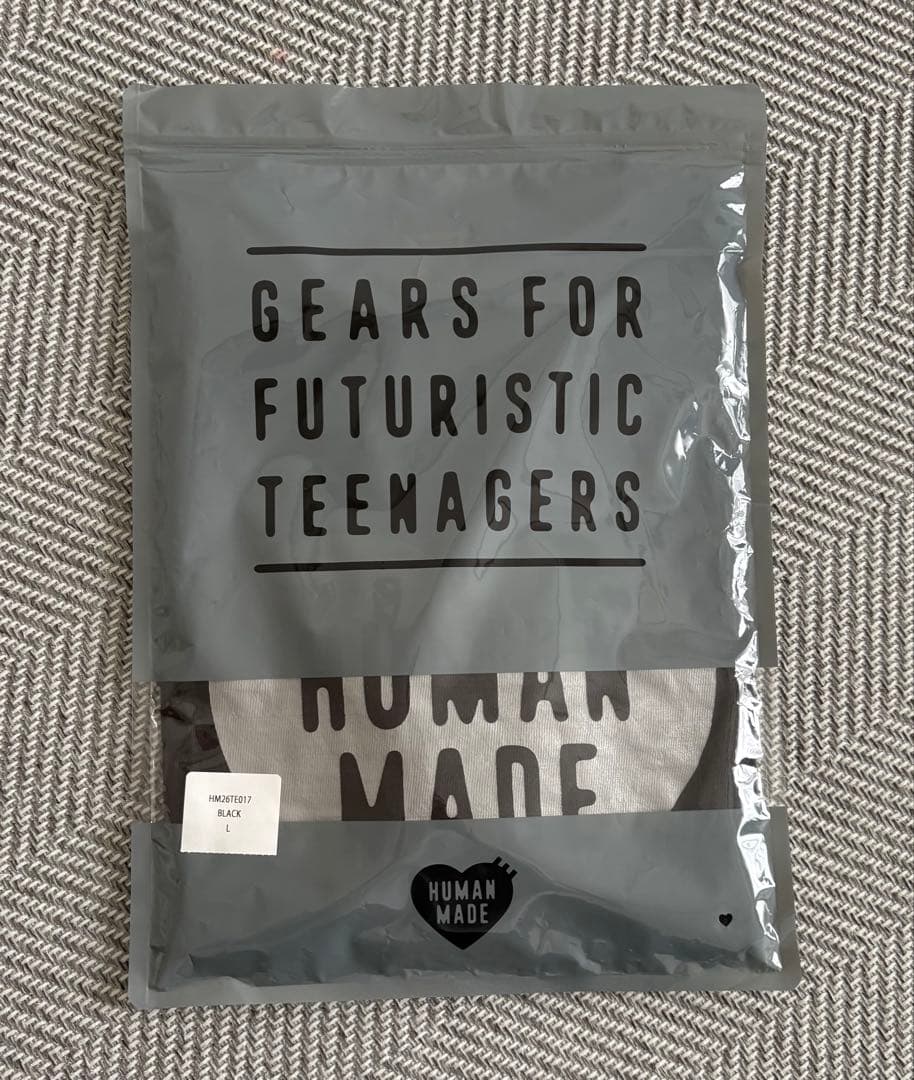 トップス HUMAN MADE Heart T-Shirt Black Gray