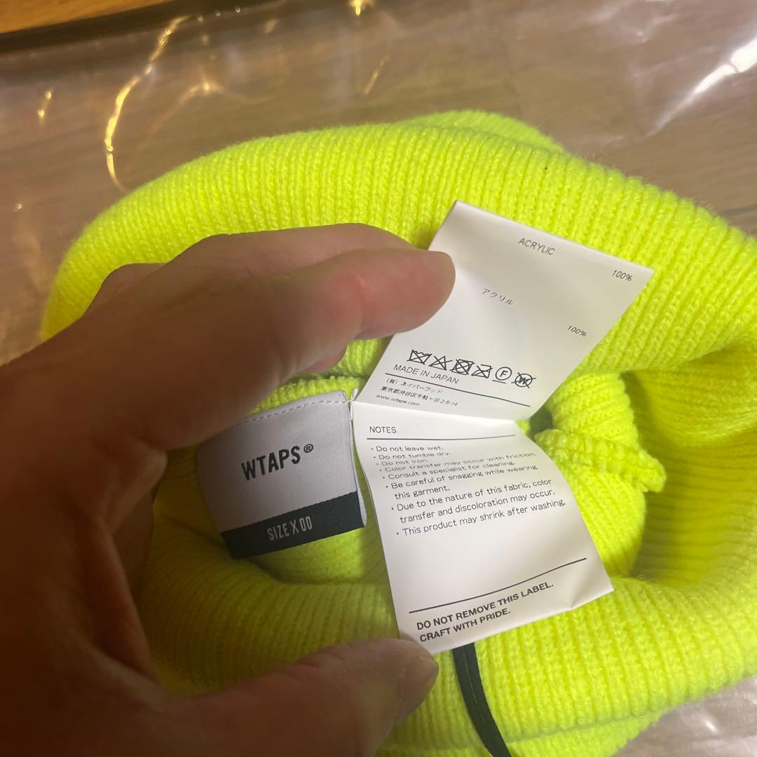 WTAPS ダブルタップス 251MADT-HT01 ニット帽 イエロー