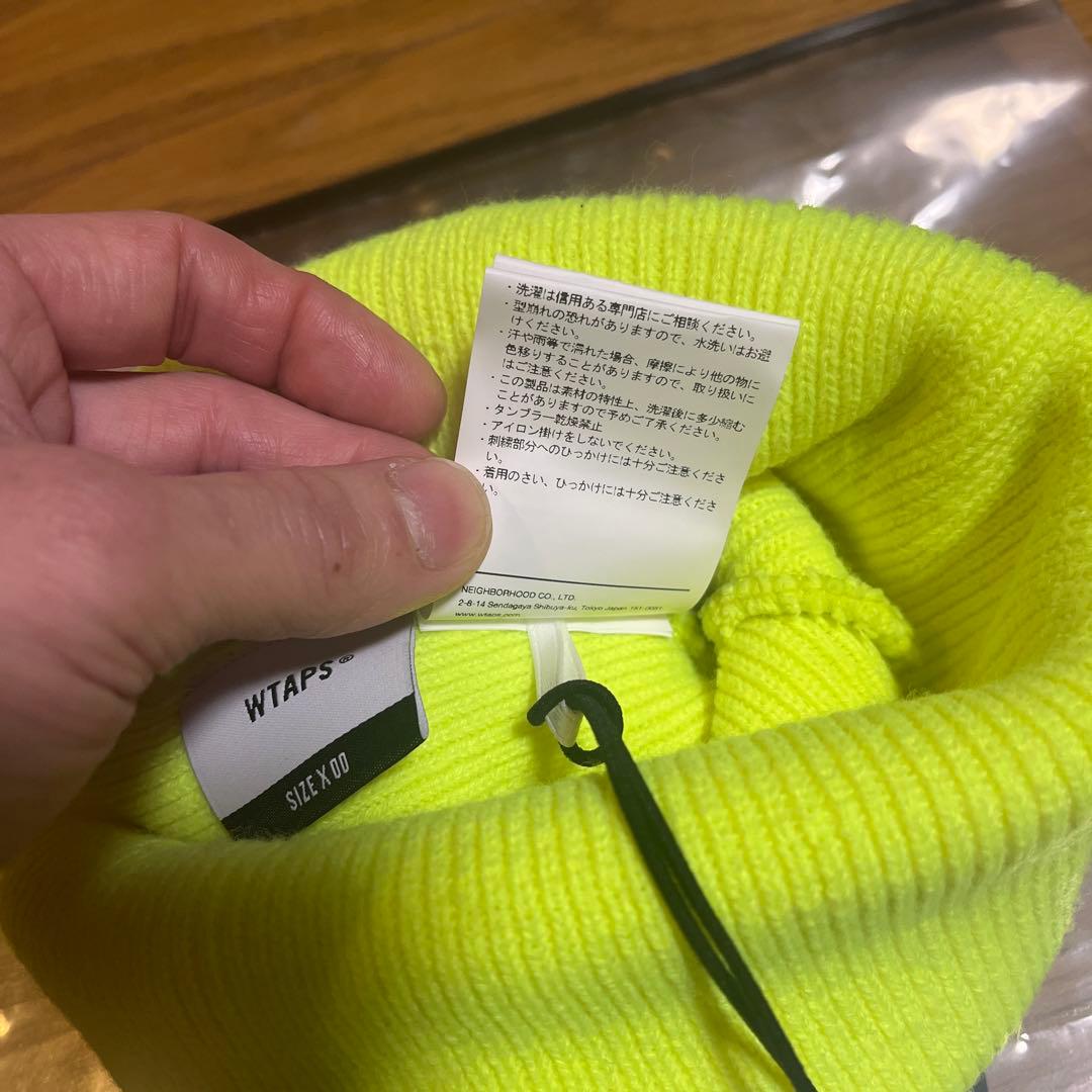 WTAPS ダブルタップス 251MADT-HT01 ニット帽 イエロー