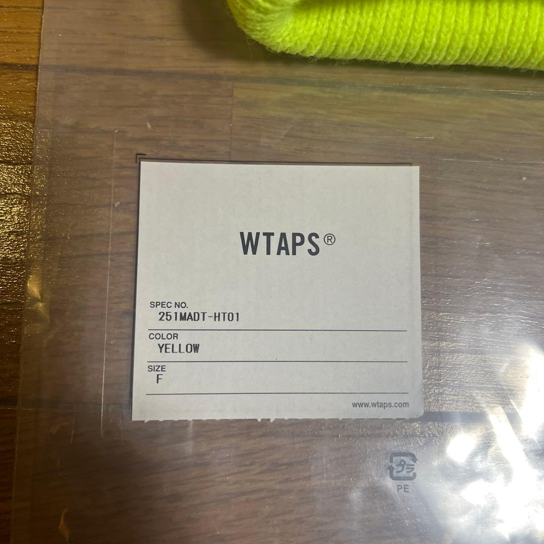 WTAPS ダブルタップス 251MADT-HT01 ニット帽 イエロー
