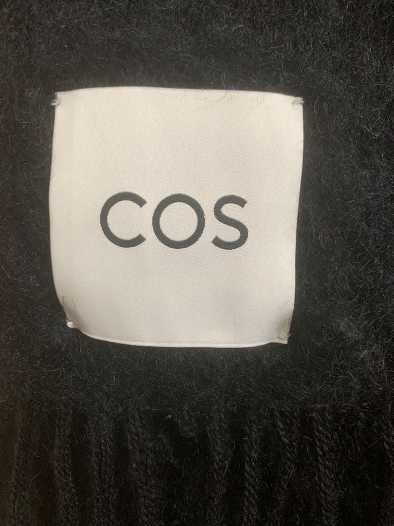 COS フリンジモヘアマフラー