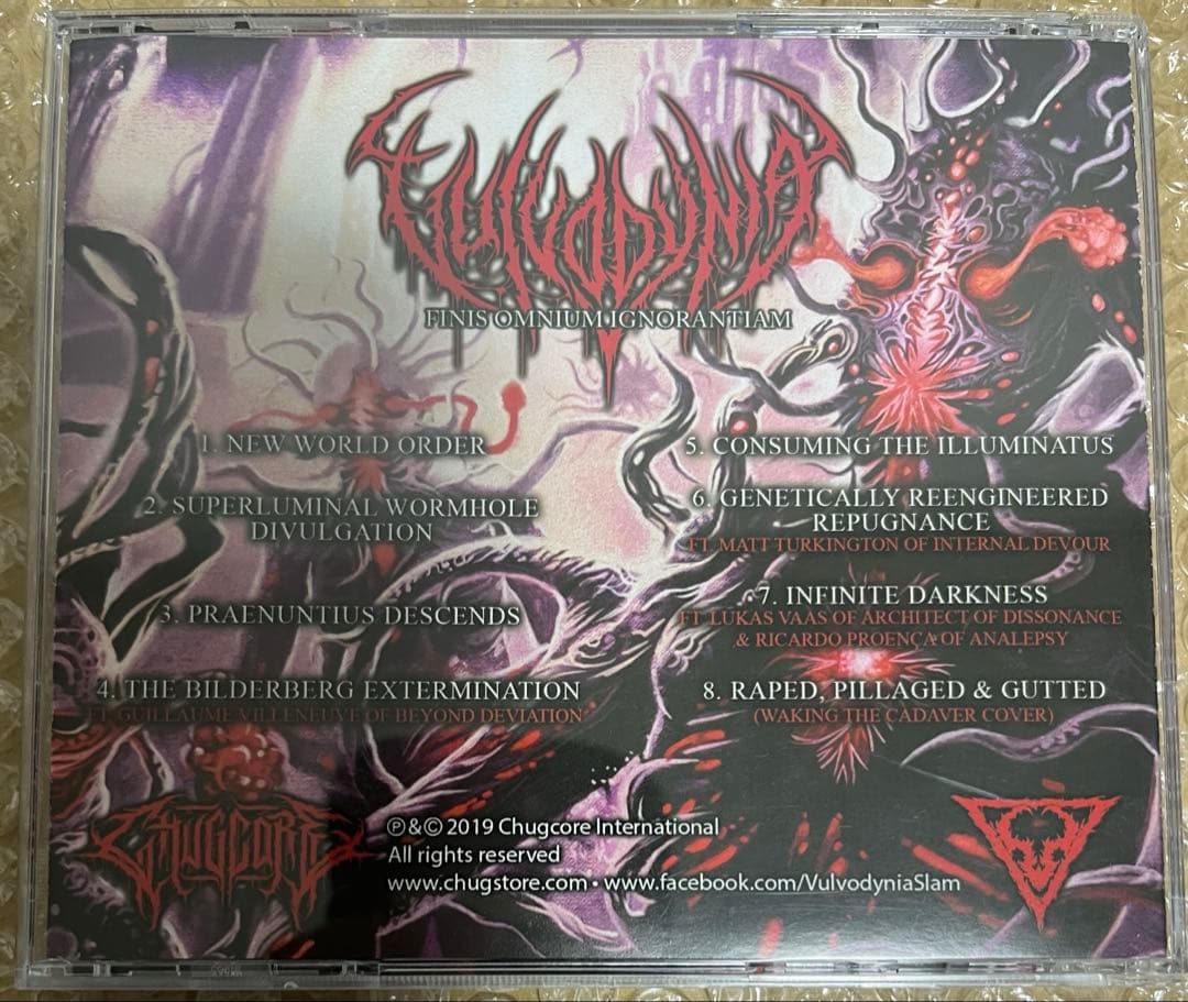 Vulvodynia サイン入りCD 廃盤 デスコア ブルータル・デスメタル