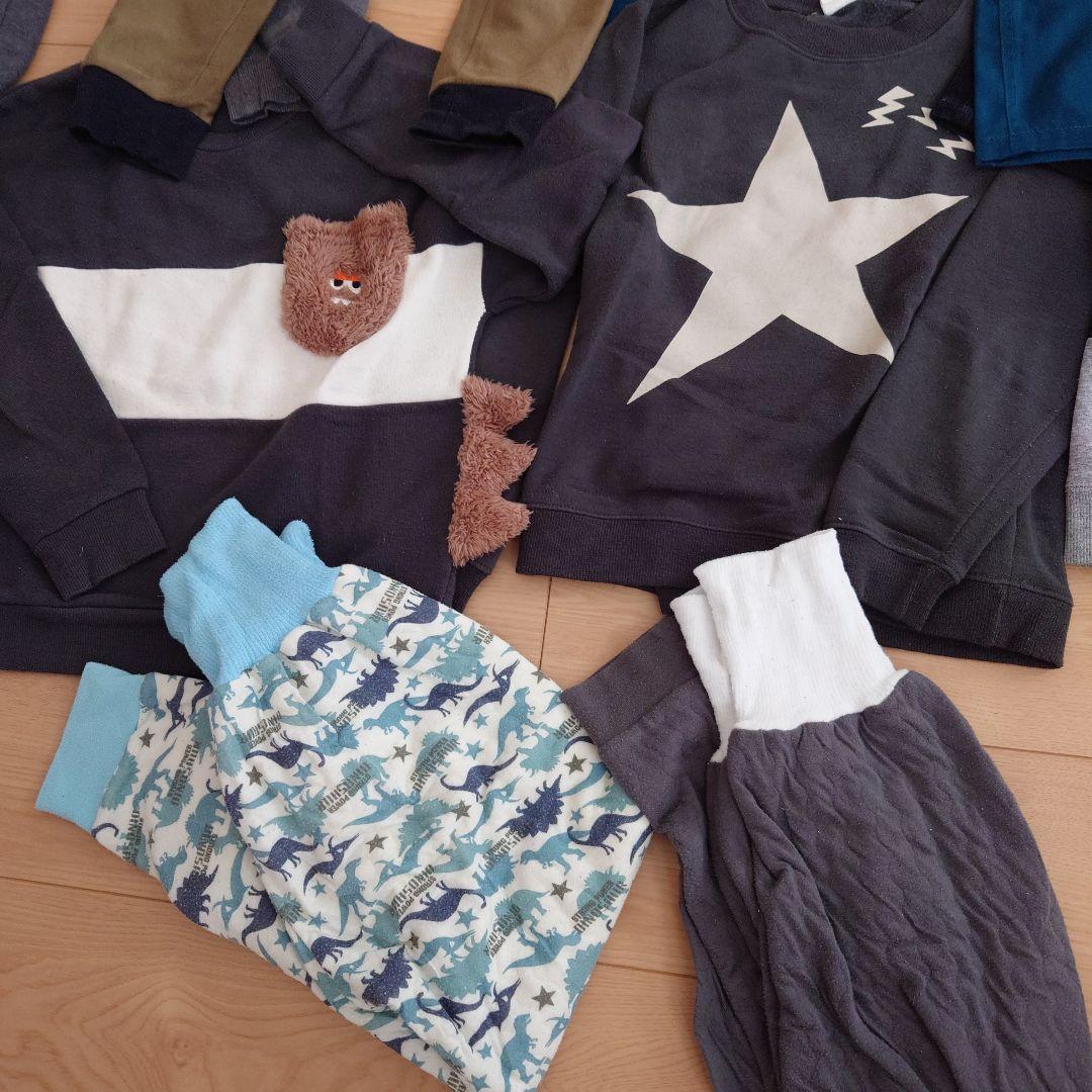秋冬物　130センチ　男の子キッズ服セット　裏起毛　まとめ売り　アウター　子ども