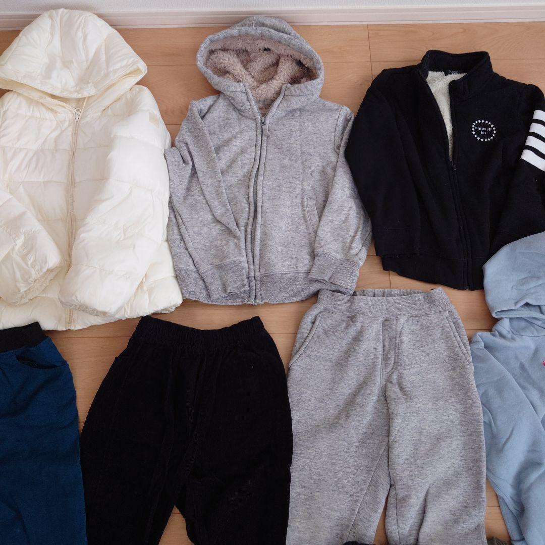 秋冬物　130センチ　男の子キッズ服セット　裏起毛　まとめ売り　アウター　子ども