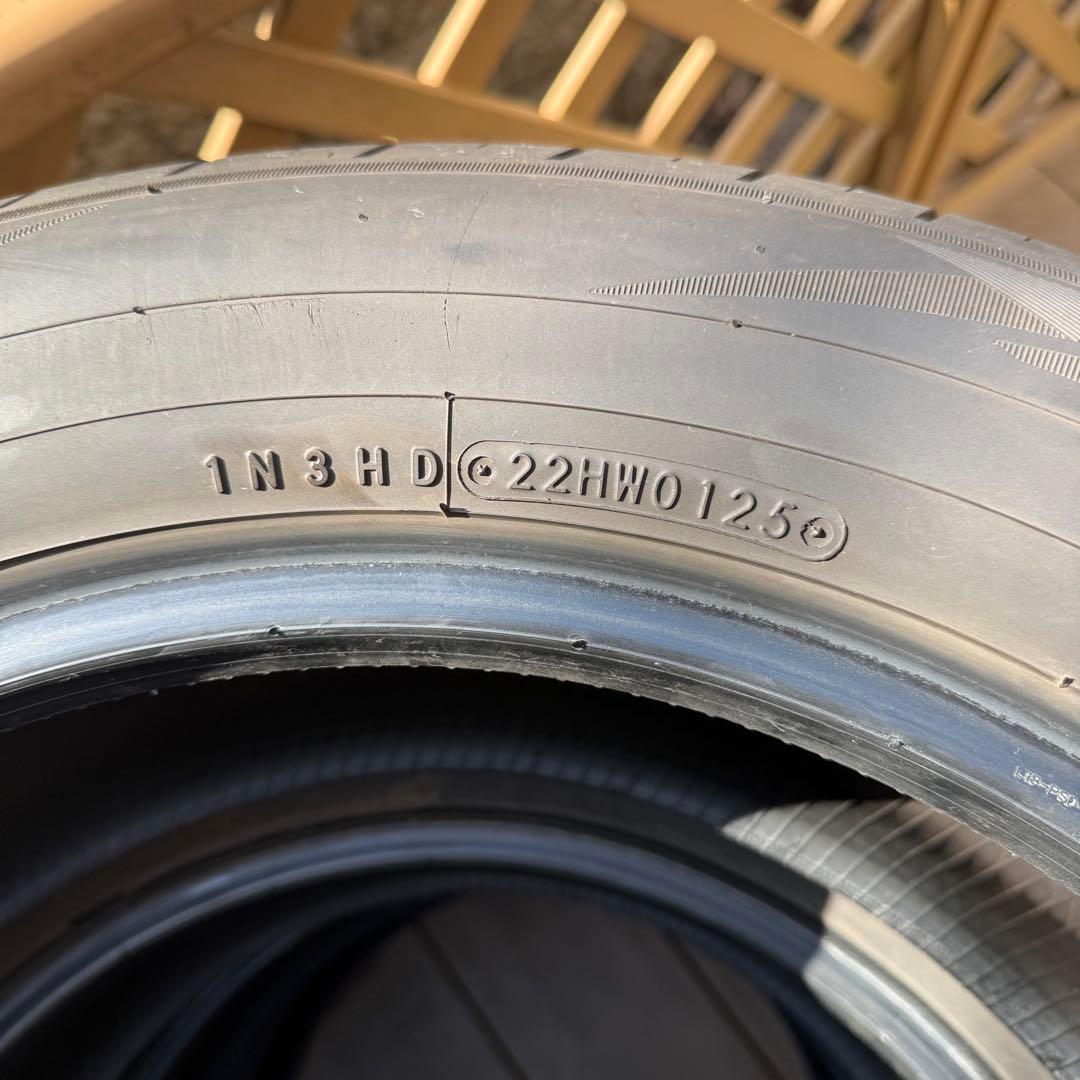 【送料込】225/60R18 40系アルファード装着 中古タイヤ4本セット