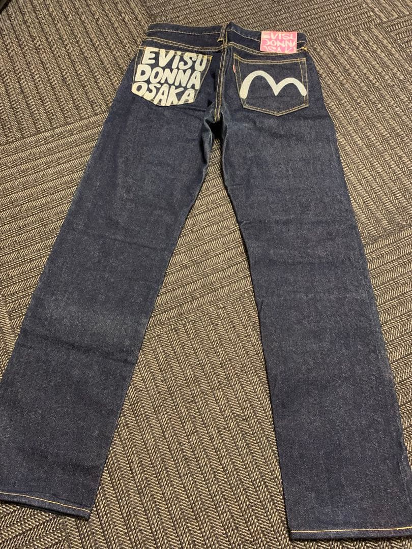 EVISU DONNA OSAKA 濃紺 エヴィス デニム パンツ 28×32