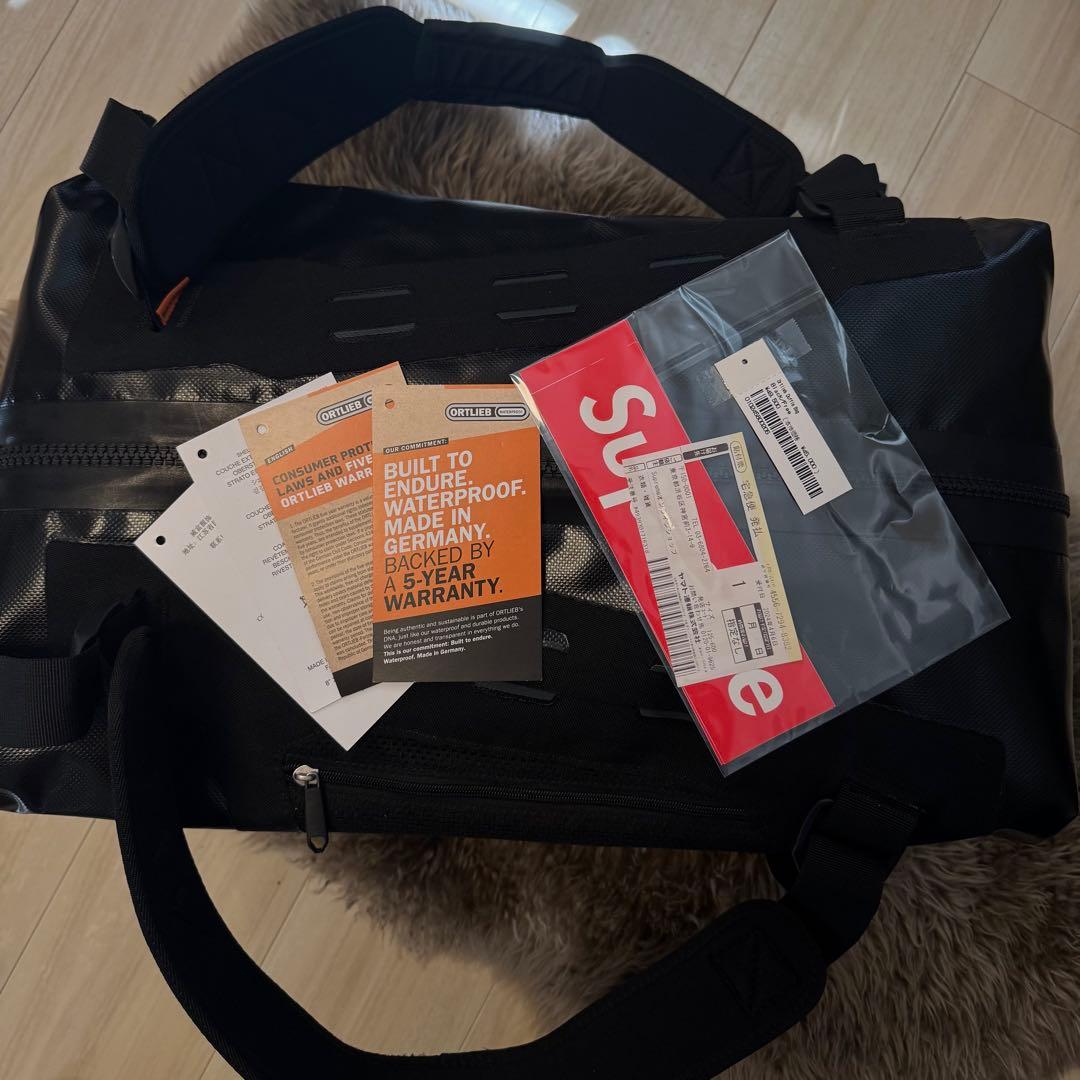 Supreme Ortlieb Duffle Bag Black 40L 美品