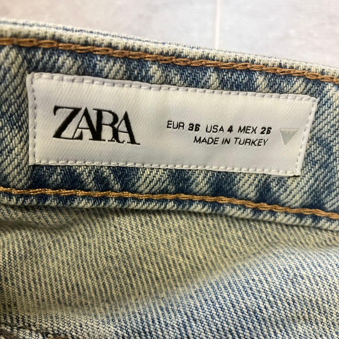 ZARA ギミック ワイドデニム バギー 立体裁断 デザインパンツ グランジ