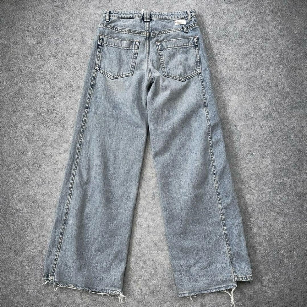 ZARA ギミック ワイドデニム バギー 立体裁断 デザインパンツ グランジ