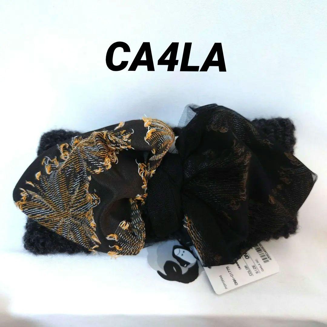 YUKA　美品✨️　タグ付き　CA4LA　カシラ　グレイ ヘアバンド