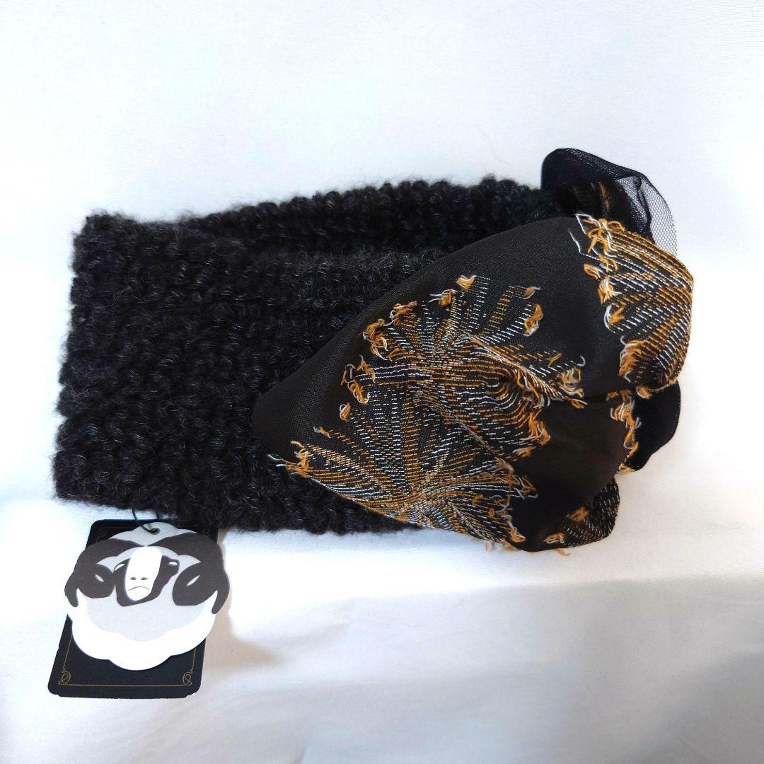 YUKA　美品✨️　タグ付き　CA4LA　カシラ　グレイ ヘアバンド