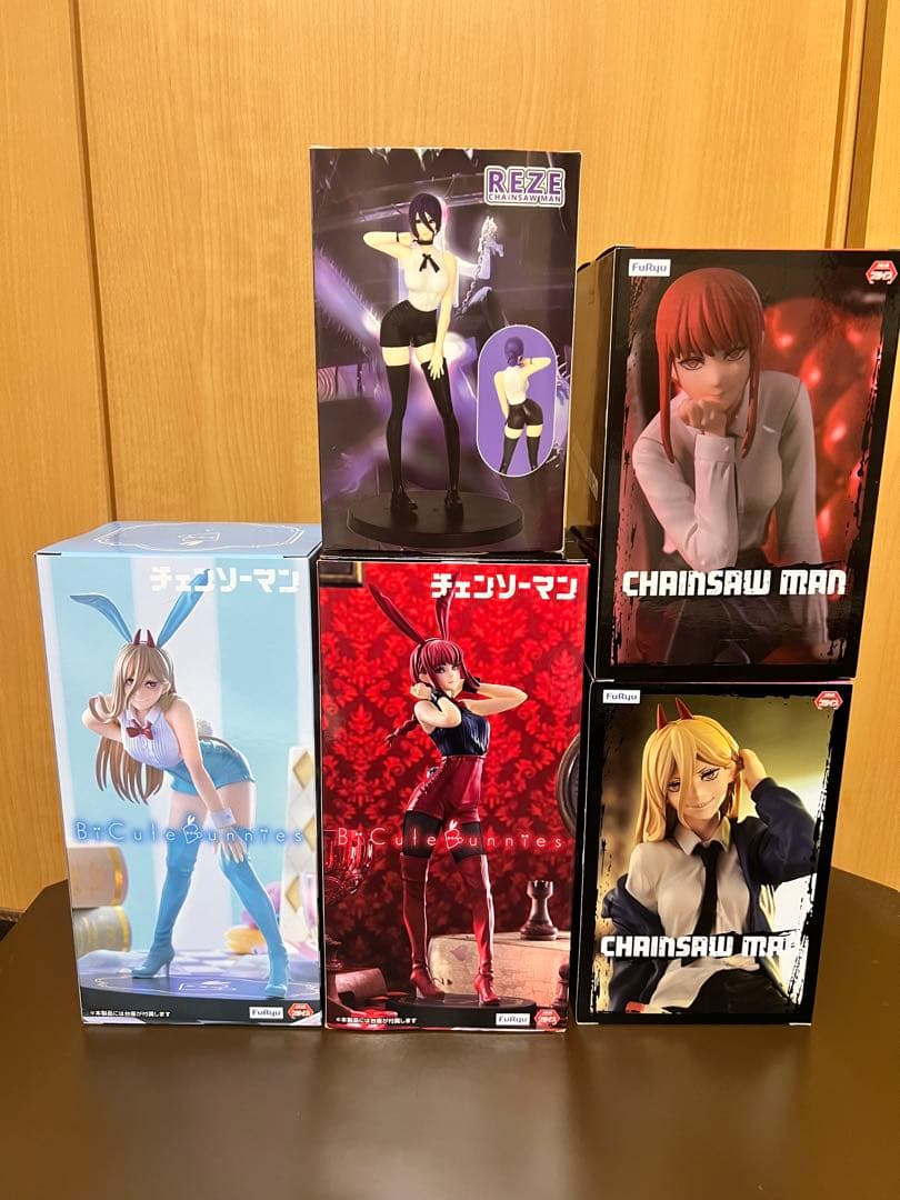 チェンソーマン フィギュアセット　レゼ　マキマ　パワー　ヌードルストッパー