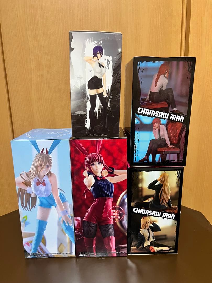 チェンソーマン フィギュアセット　レゼ　マキマ　パワー　ヌードルストッパー