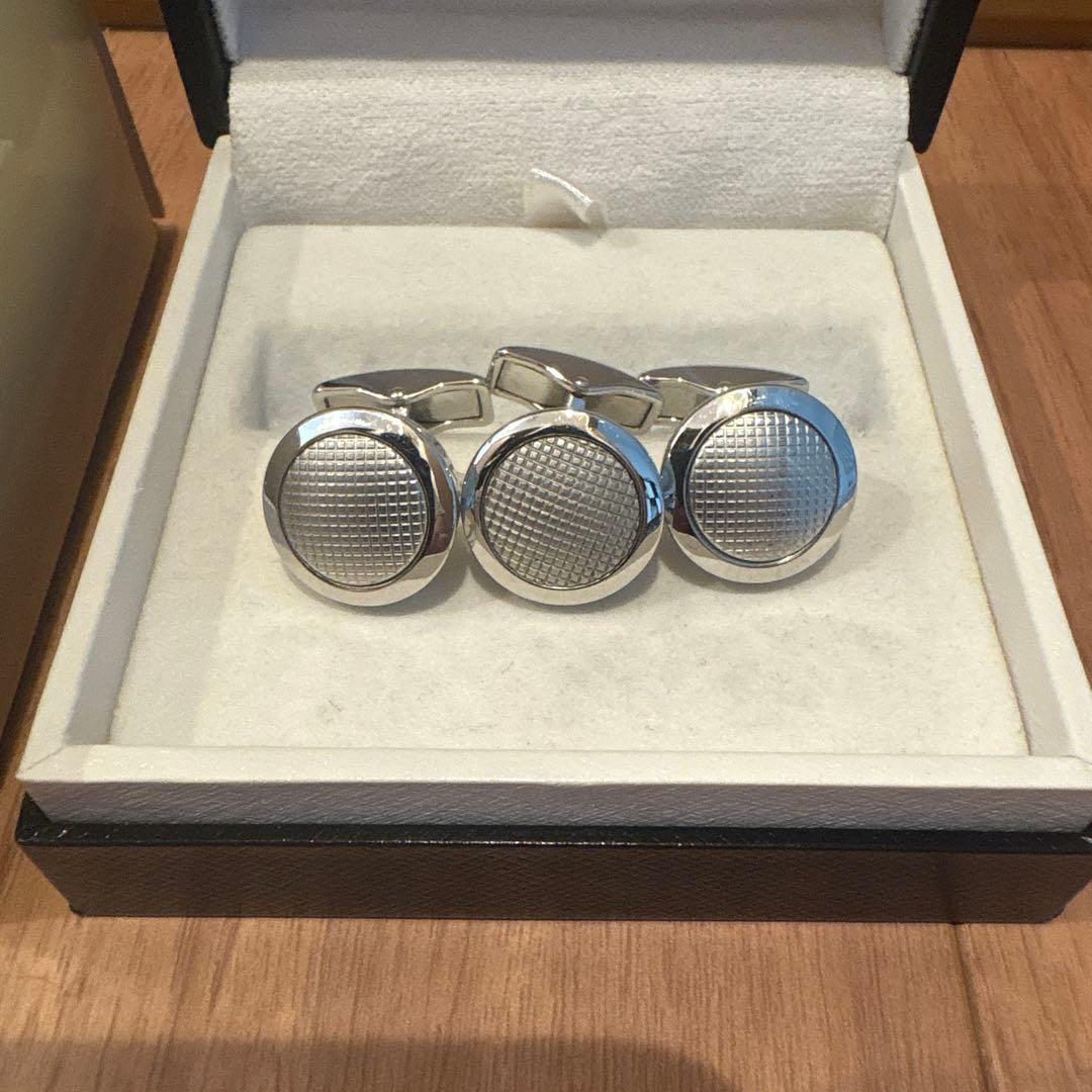 MONT BLANC シルバー メッシュカフリンクス