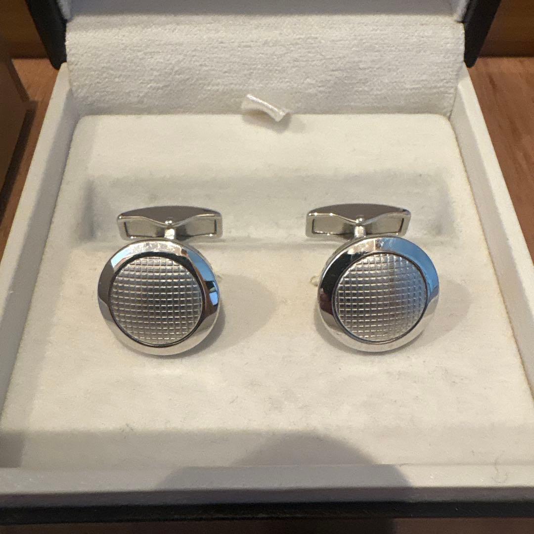 MONT BLANC シルバー メッシュカフリンクス