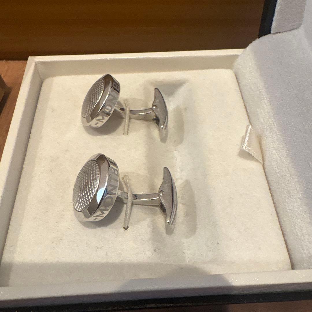 MONT BLANC シルバー メッシュカフリンクス