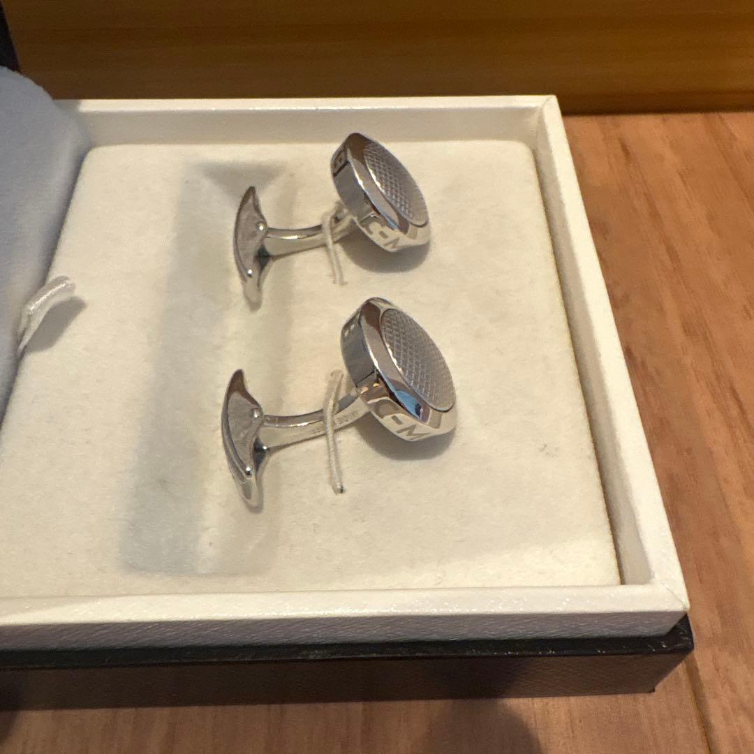 MONT BLANC シルバー メッシュカフリンクス