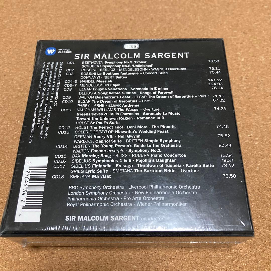 マルコム・サージェント／ＥＭＩレコーディングズ（１８ＣＤ） 限定盤