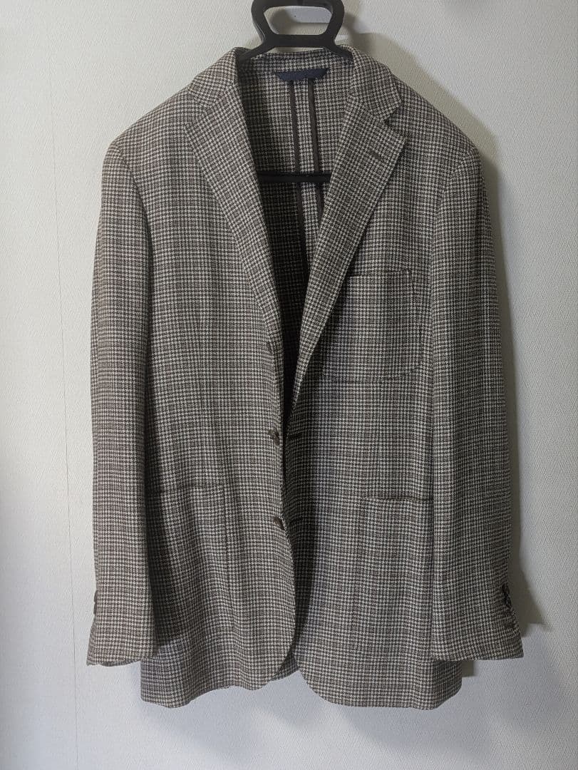 ★ベルベスト Jacket in The BOX 千鳥格子 46 本切羽