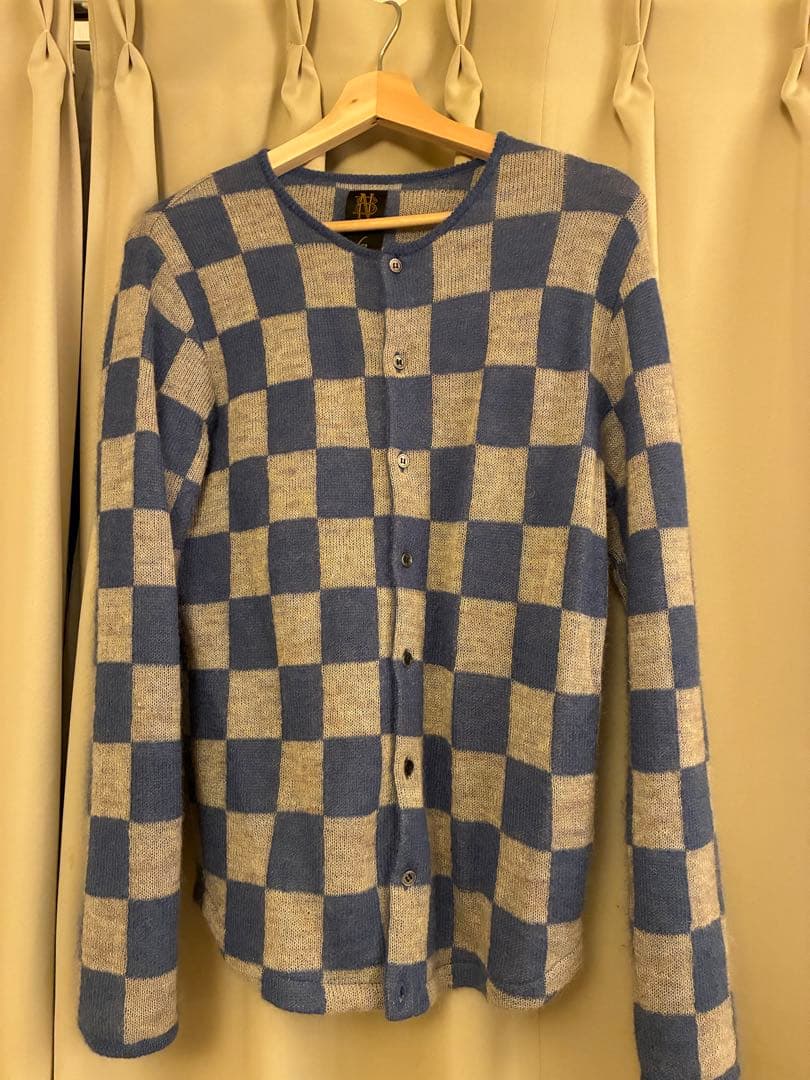 トップス BATONER x 6(ROKU) CHECKED CARDIGAN