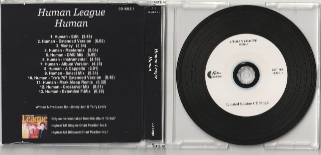 Human League　HUMAN 　貴重リミックス集 13トラック収録 CD