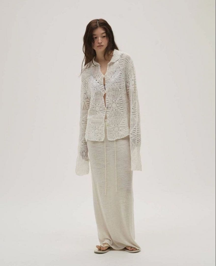 スカート odayful 2026SS Miniboucle Knit Skirt