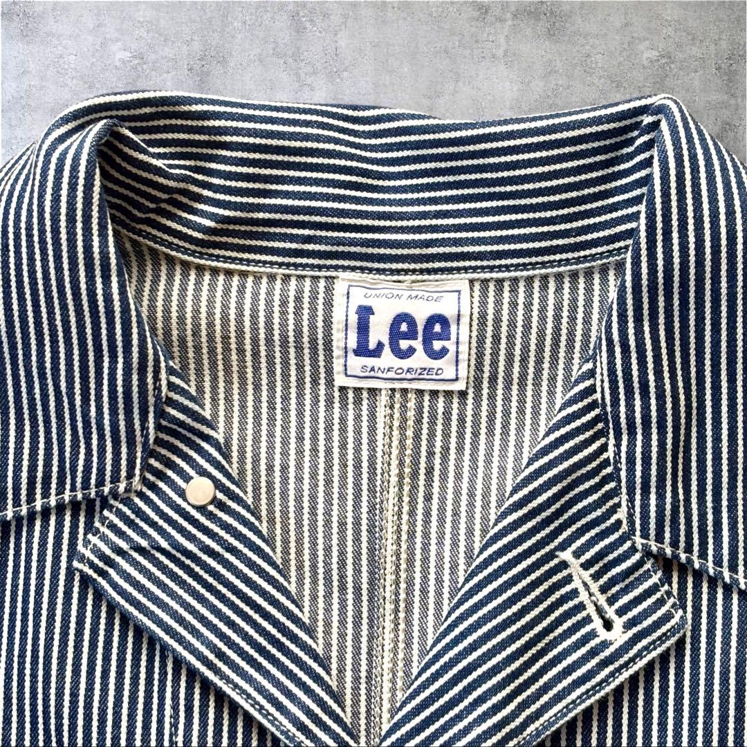 極美品 Lee リー カバーオール ヒッコリー ジャケット 91-J XL