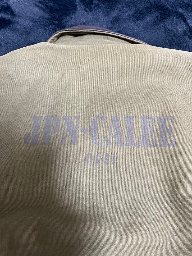 【極上品】CALEE キャリー デッキジャケット オリーブ色