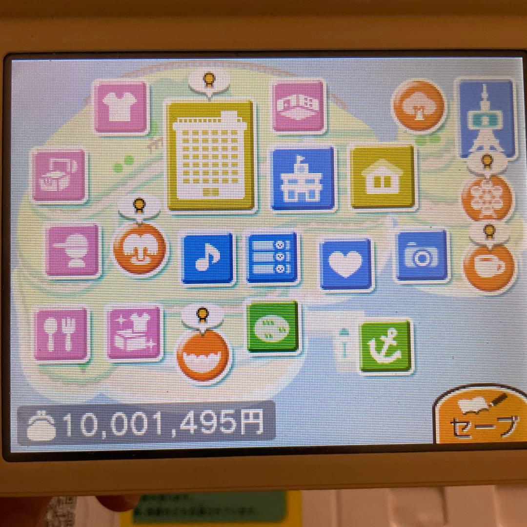 トモダチコレクション 新生活 ニンテンドー3DS 所持金1000万　レア物多数